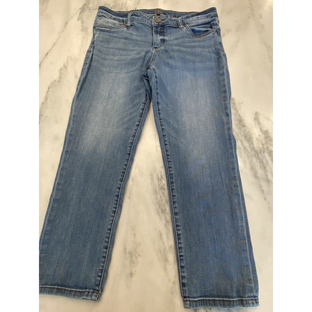 Kut From The Kloth Jeans Womens 12 Medium Wash Blue Denim Skinny Boyfriend